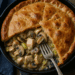 Chicken Leak and Mushroom Pie with Wholemeal Crust