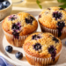 Blueberry Banana Protein Muffins