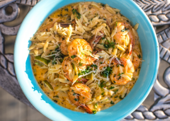 Spicy Prawn And Lemon Orzo