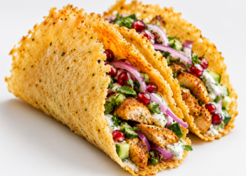 Crispy Parmesan Chicken Shawarma Wrap